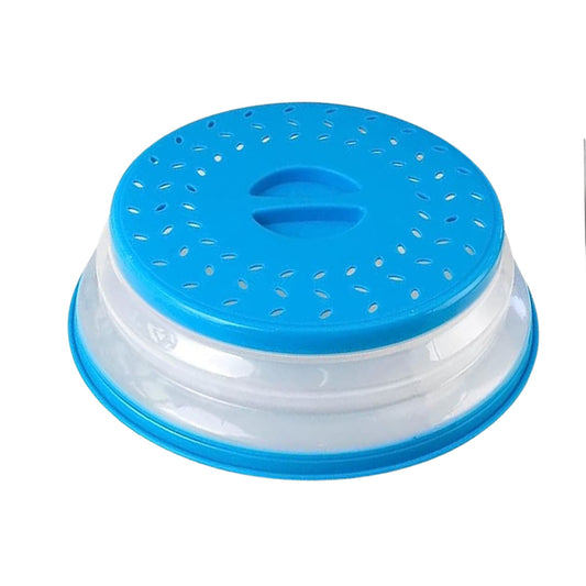 1947Kitchen Collapsible Microwave Food Cover Spill Protector Dome With Easy Grip