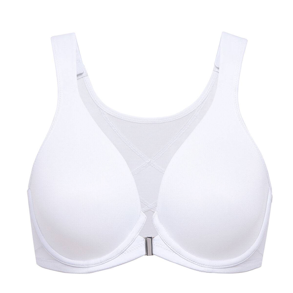 Front Closure Posture Support Underwire Plunge Bra