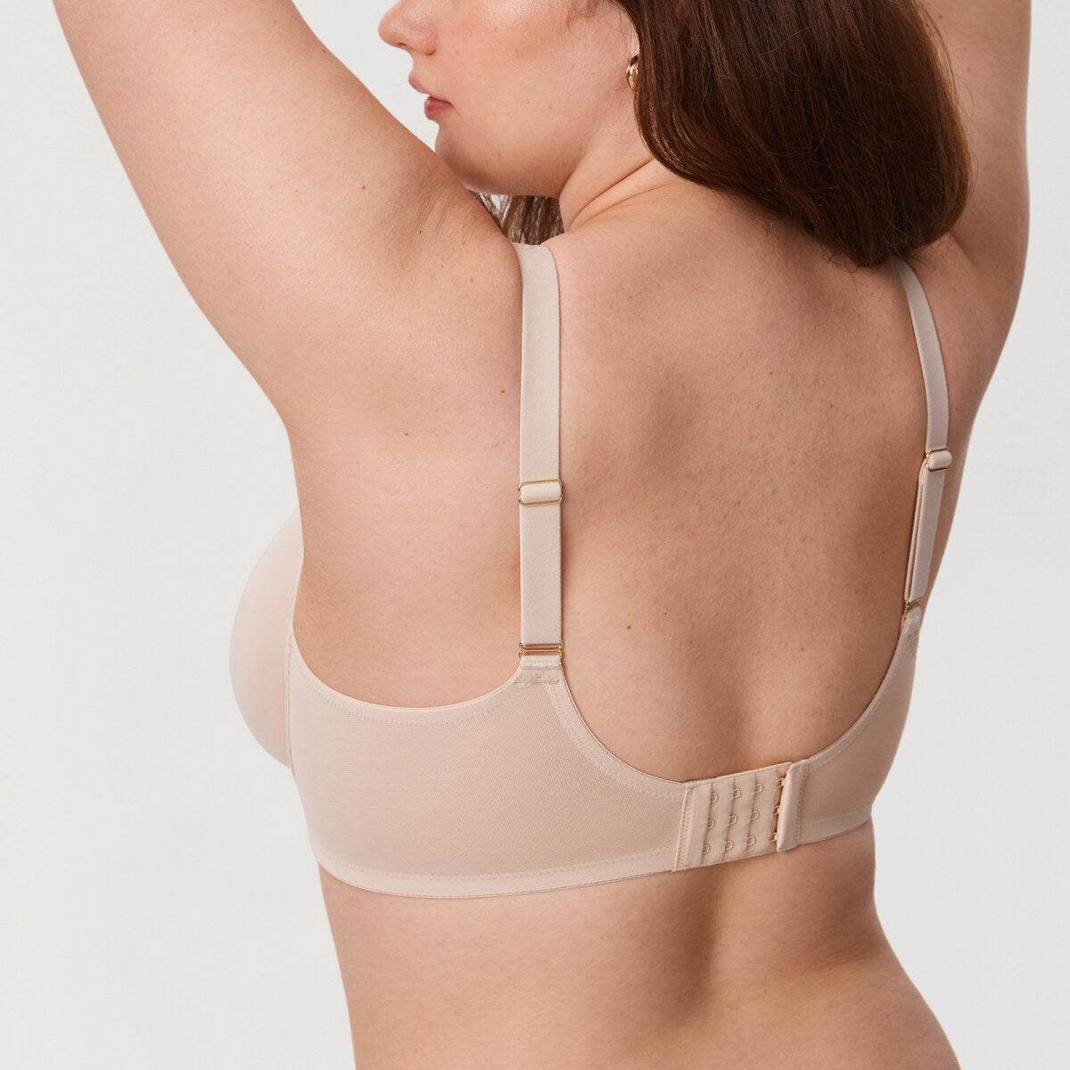 Cosnufy Sheer Mesh Balconette Underwire Full Coverage Unlined Bra