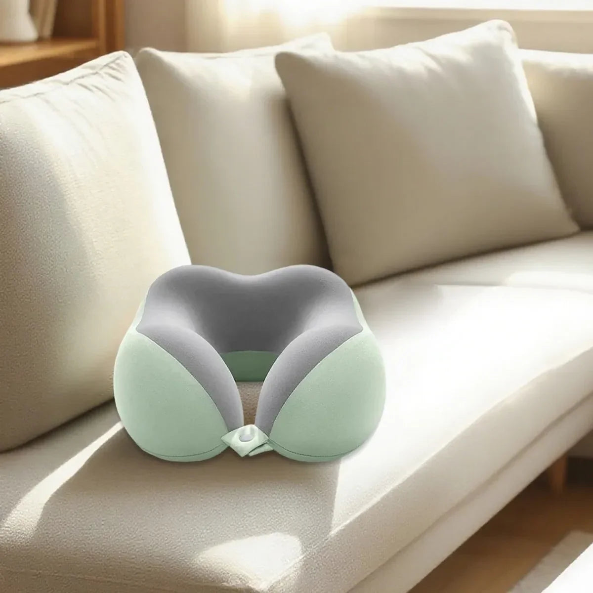 Ergonomic Double Peak U Neck Pillow