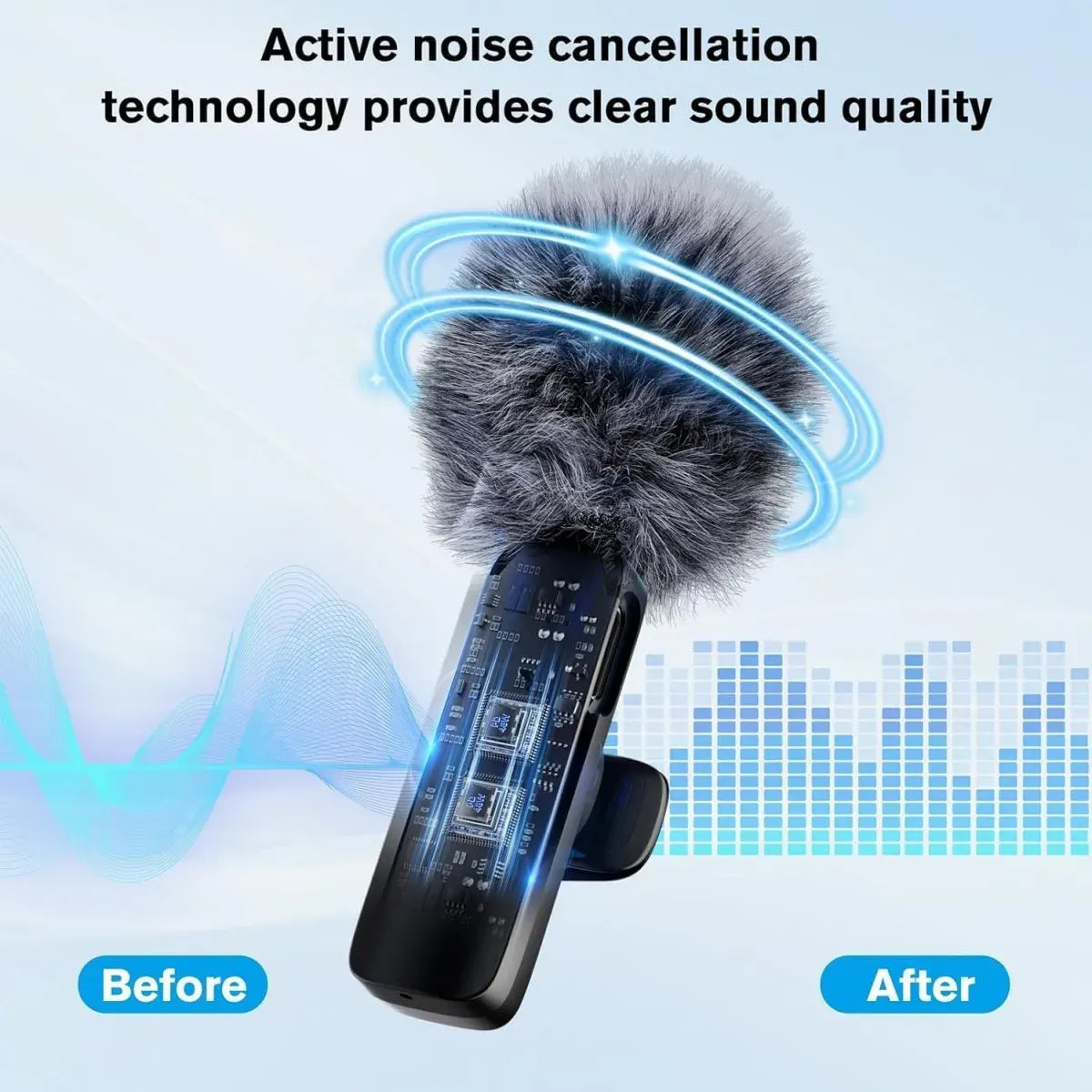 Dual Wireless Lavalier Microphone