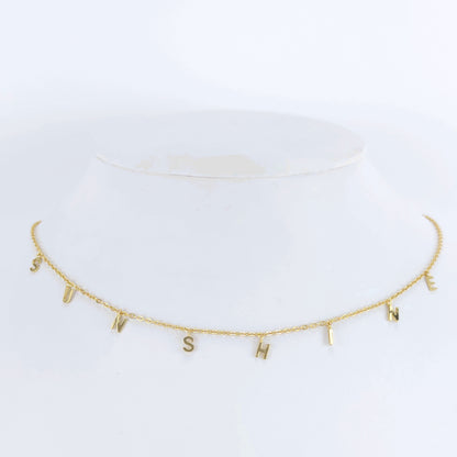 Gold Over Sterling Silver Pearl Sunshine Necklace with 18" Chain