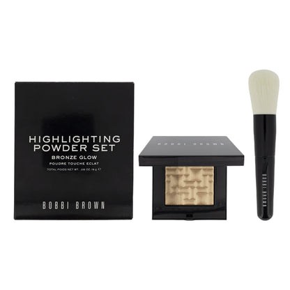 Bobbi Brown Highlighting Face Powder & Brush Set Bronze Glow