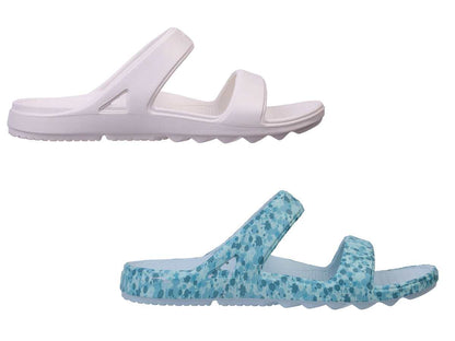 Fusion Slim Splash Orthotic 2-Pack Slide Sandals - Wide Width