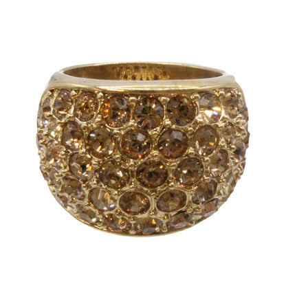Adrian Buckley Pave Collection Gold Crystal Ring R350M (M)