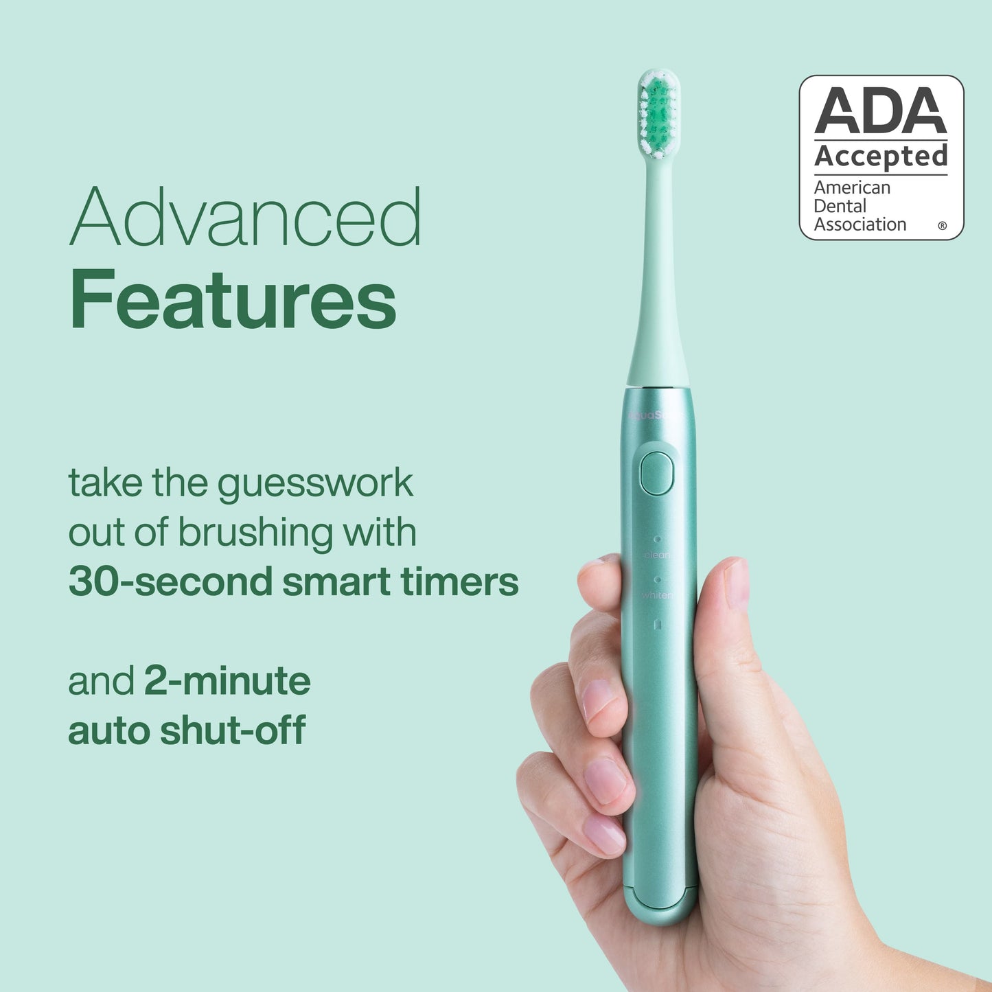 Aquasonic Icon Rechargeable Power Toothbrush