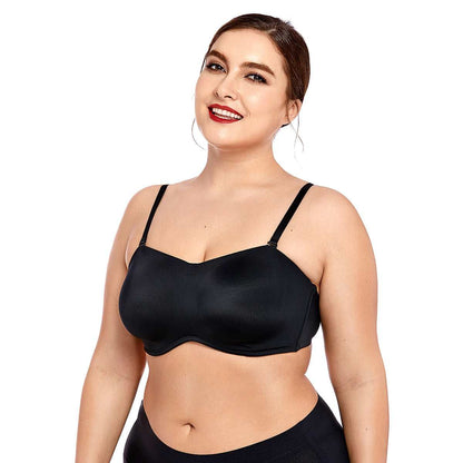Seamless Minimizer Strapless Underwire Bra