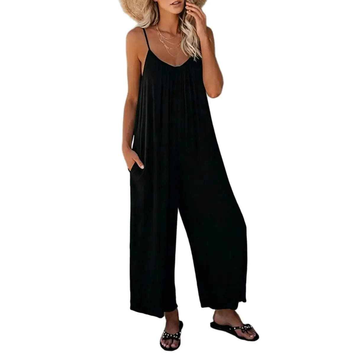 Casual Sleeveless Jumpsuit