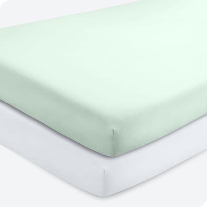 Bare Home Fitted Crib Microfiber Sheet