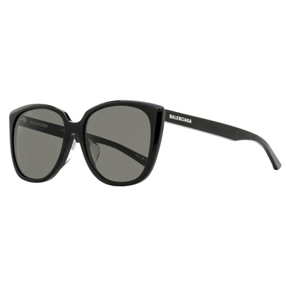 Balenciaga Alternative Fit Sunglasses BB0175SA 001 Black 57mm