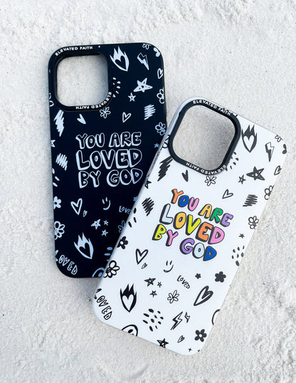 Elevated Faith White You Are Loved By God Phone Case