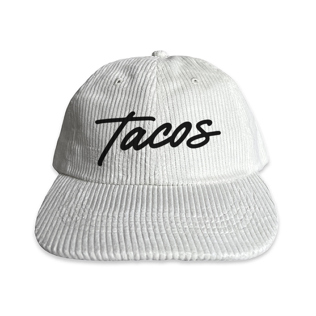 Frankie Jean Tacos Cursive Corduroy Cap