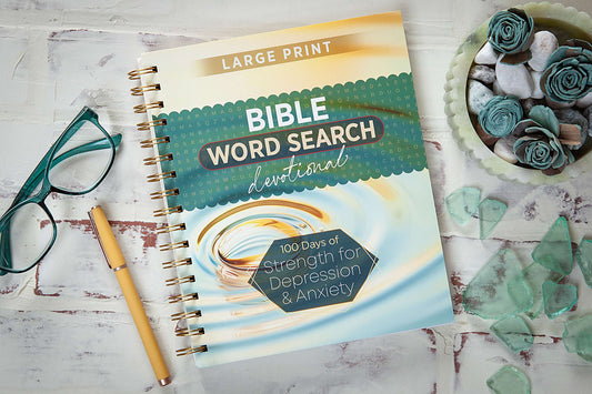 100 Days of Strength for Depression and Anxiety (Word Search Devotional)