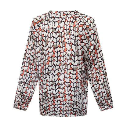 Fynch Hatton Women's Blouse Coral Multi Colour Pattern