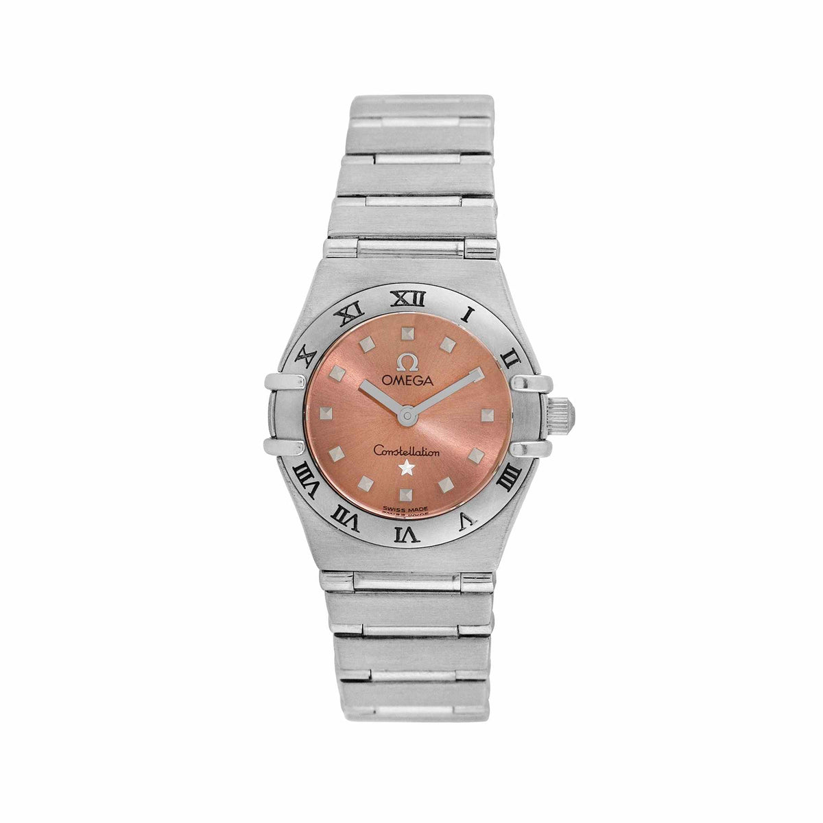 Pre-owned Omega Women's Constellation Mini 22.5mm Stainless Steel Wristwatch - 1561.61
