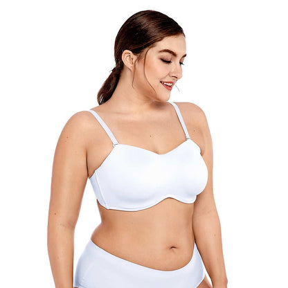 Seamless Minimizer Strapless Underwire Bra