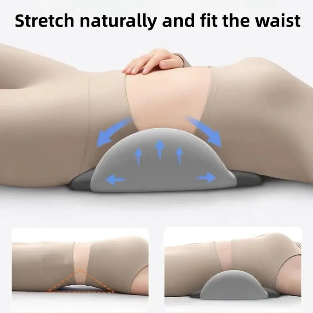 Ergonomic Memory Foam Lumbar Pillow