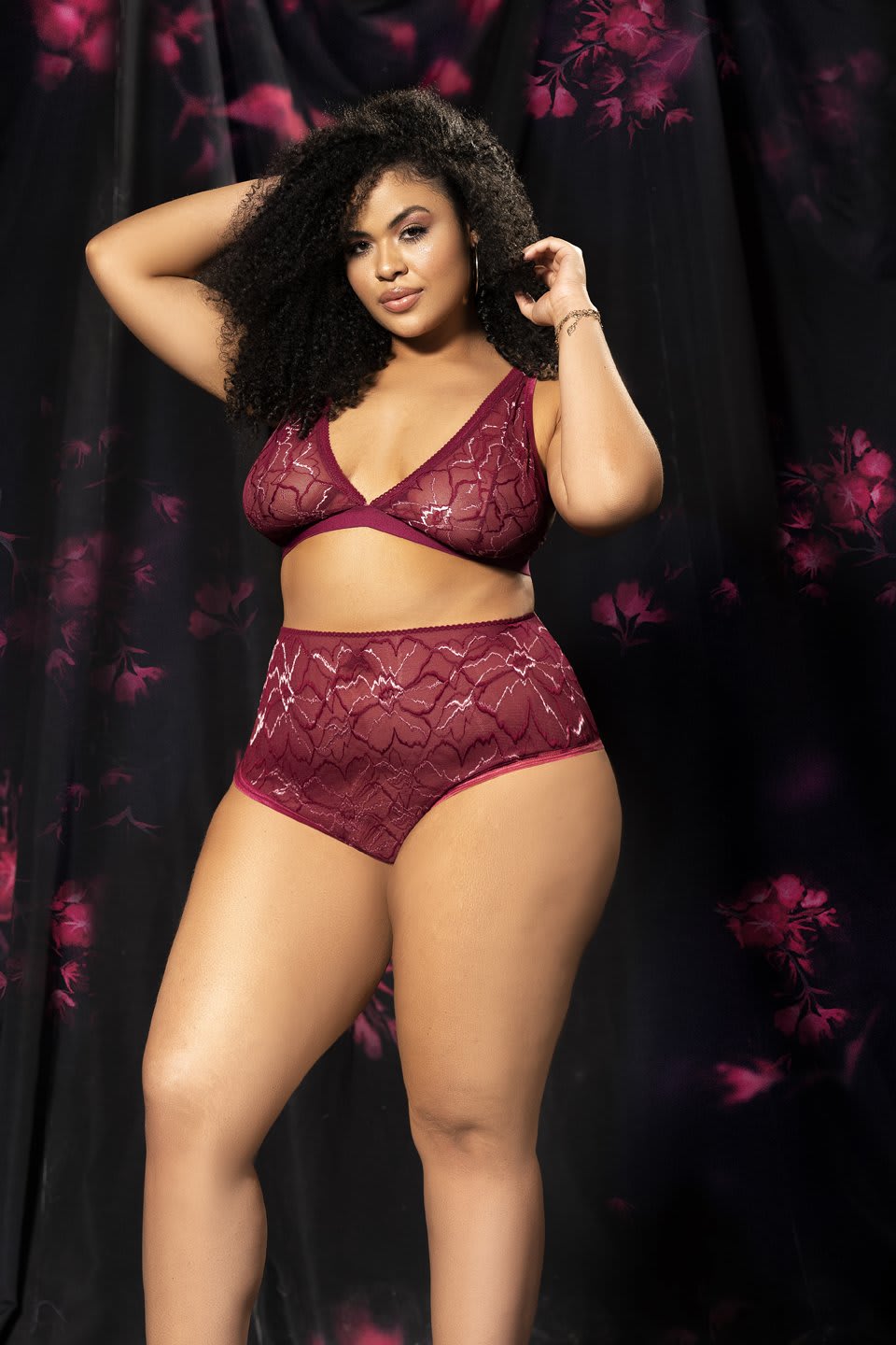 Mapale 8648X Women's Two Piece Set Black