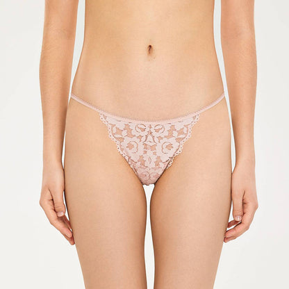 Floral Lace Low-Rise Breathable Panty