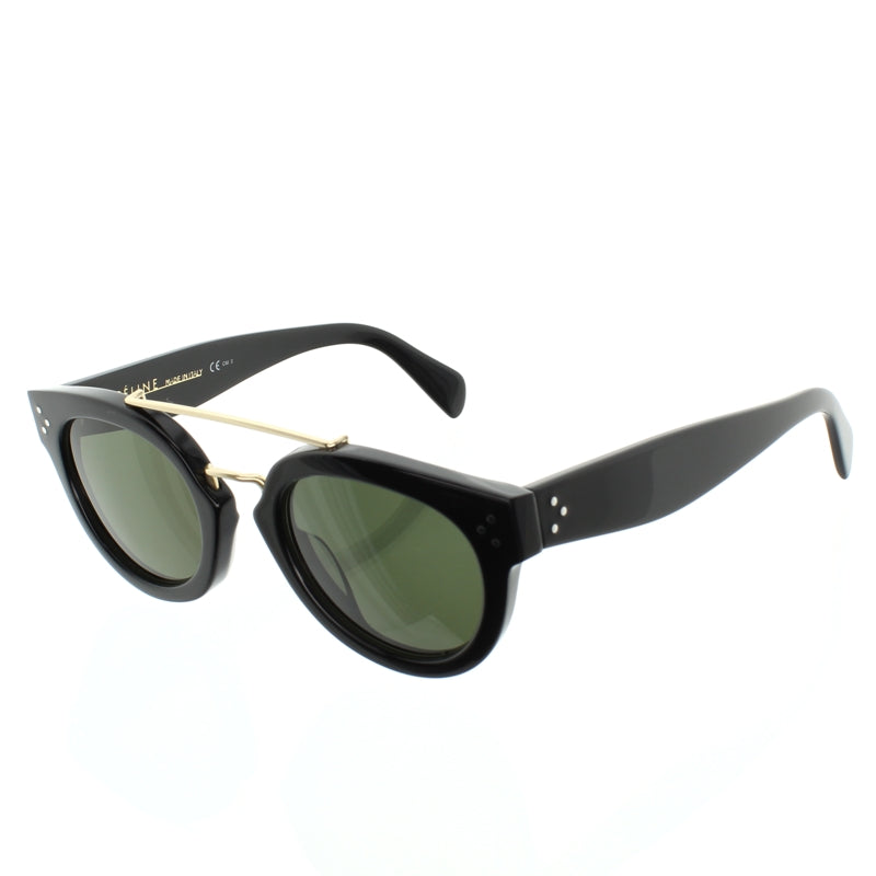 Celine Women's Sunglasses Black Double Bridge CL 41043/S 807