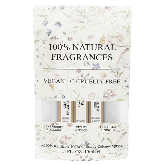 100Bon Ladies Set .5 Edc Raspberry/Citrus/Tea