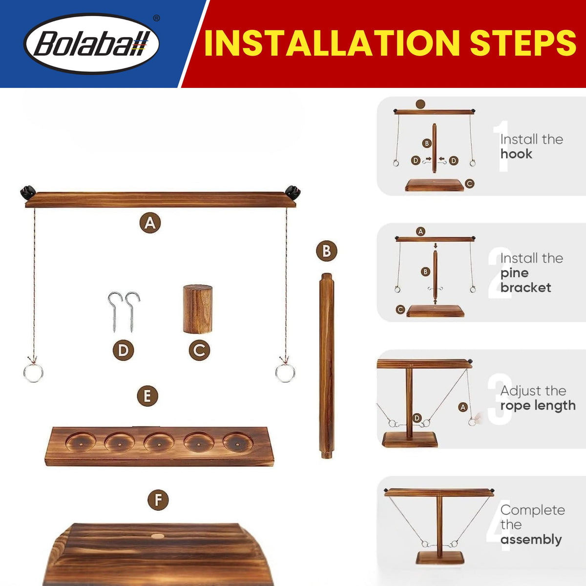 Bolaball Ring Toss Game