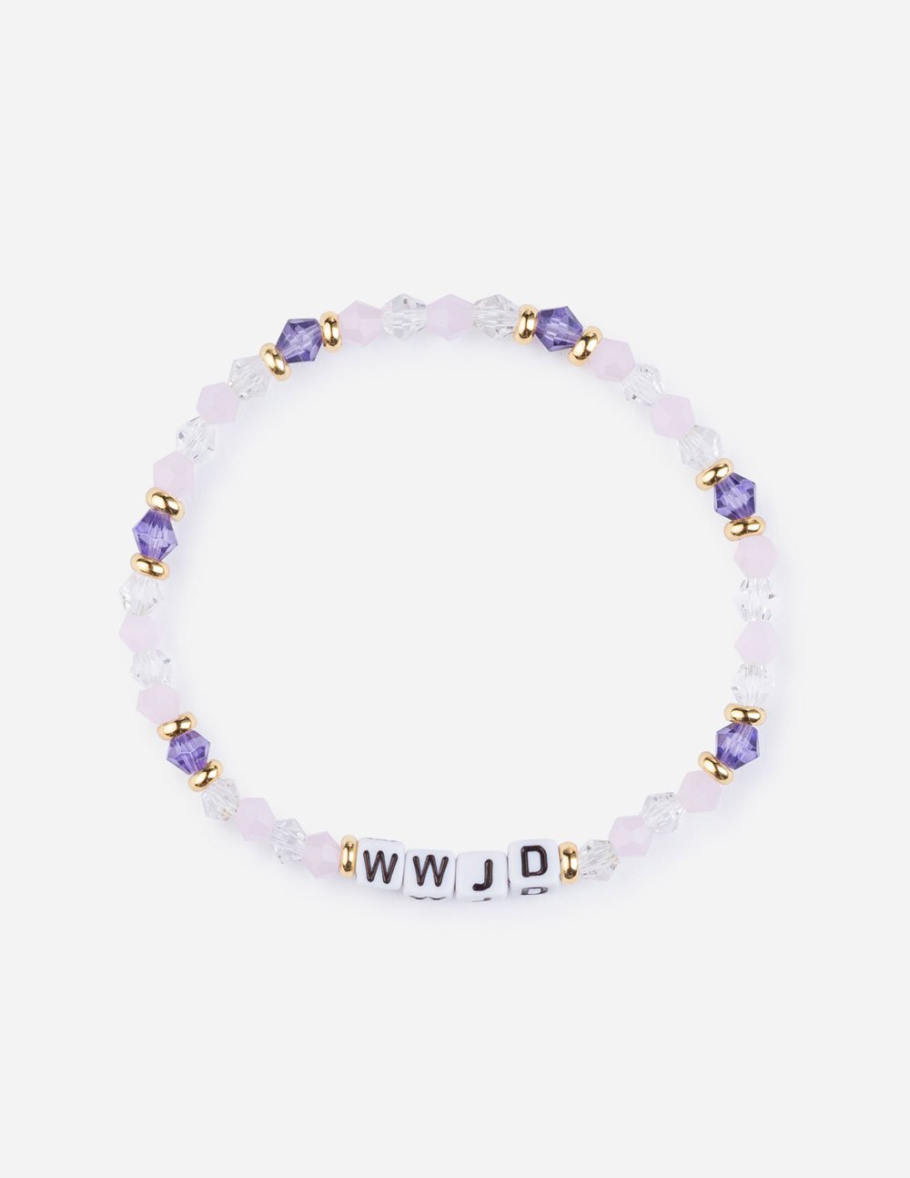 Elevated Faith WWJD Letter Bracelet