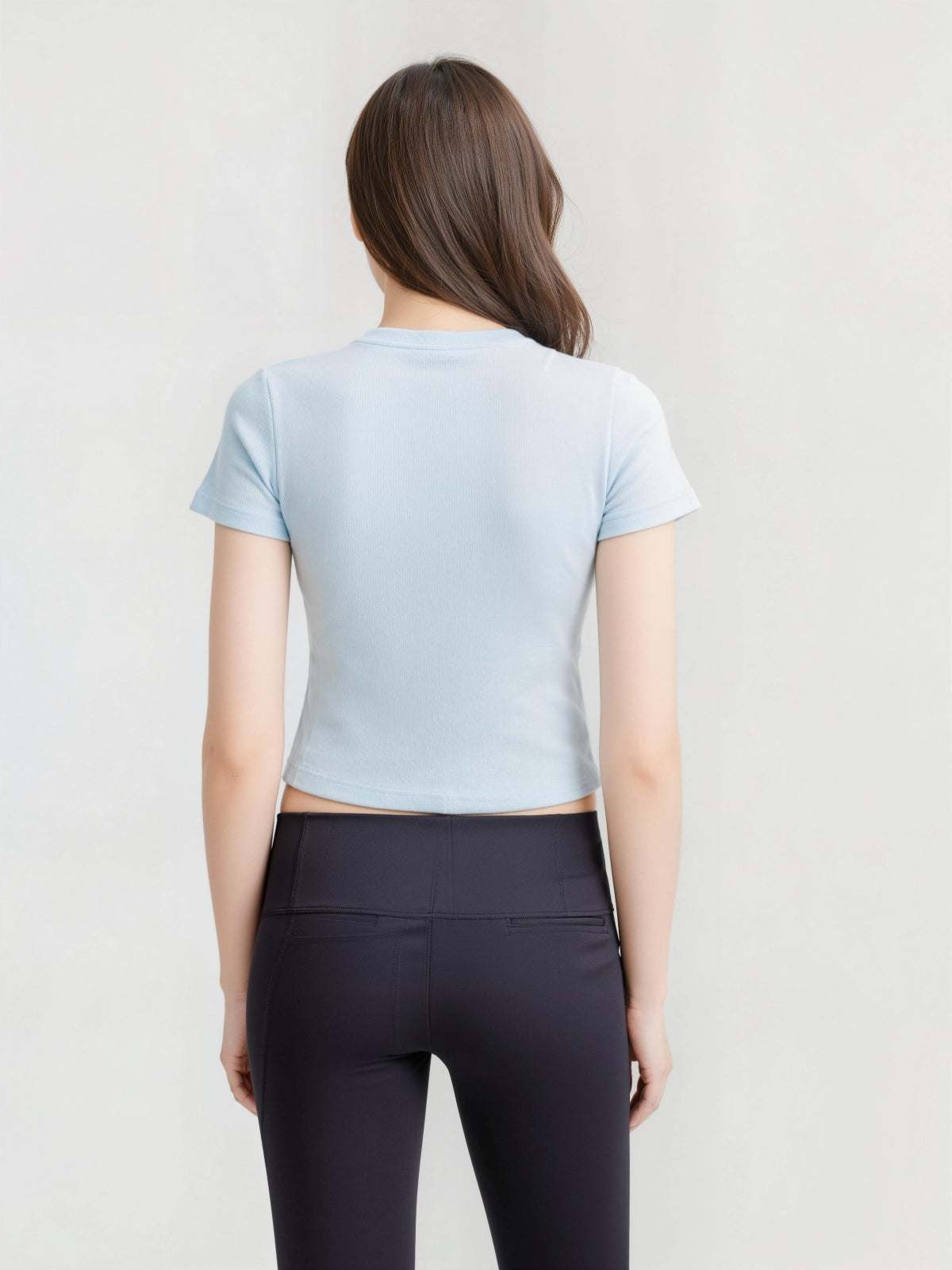 Buttery Soft Built-In Padded Bra Short Sleeve T-Shirt