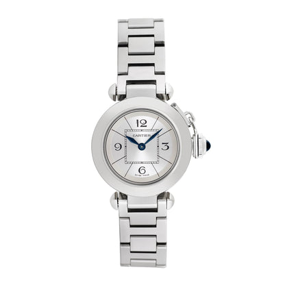 Pre-owned Cartier Women's Miss Pasha 26mm Stainless Steel Wristwatch - 2973