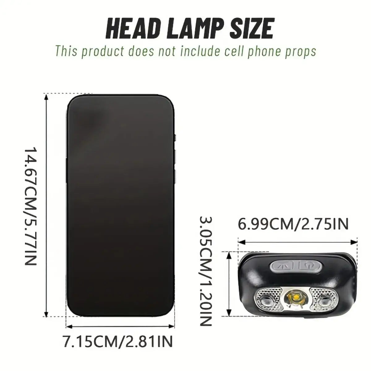 Dual Control Wave Sensor Headlamp