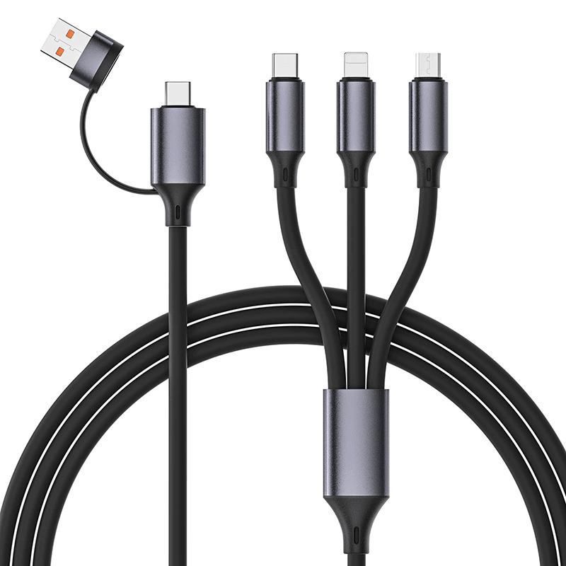 3P Experts Bold Dual 4 N 1 Charging Cable