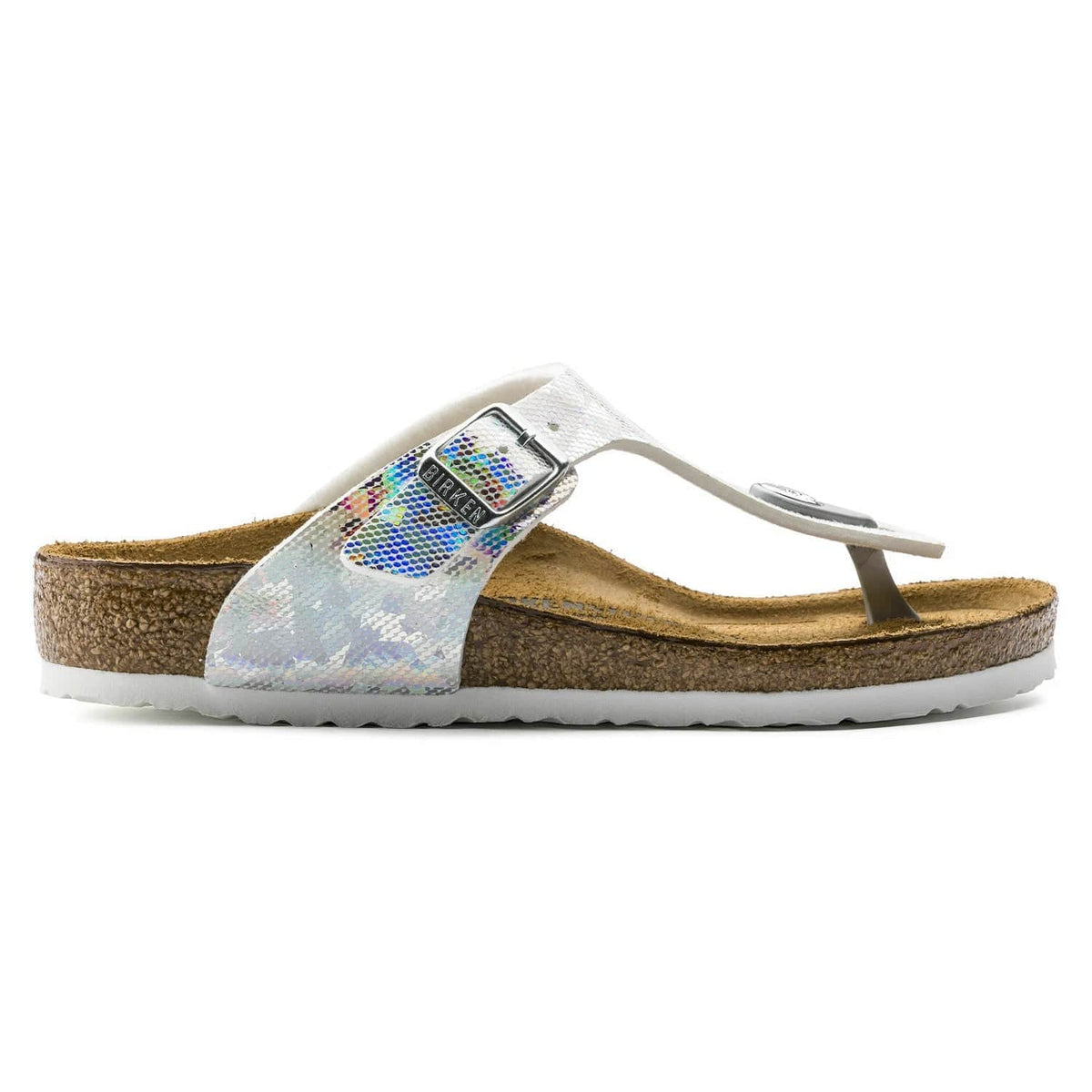 Birkenstock Gizeh Kids Birko-Flor Hologram Silver