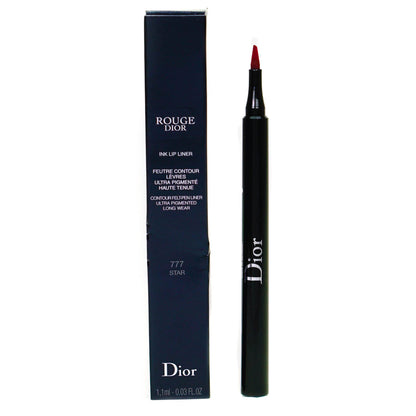 Dior Rouge Ink Red Felt Lip Liner Pen 777 Star