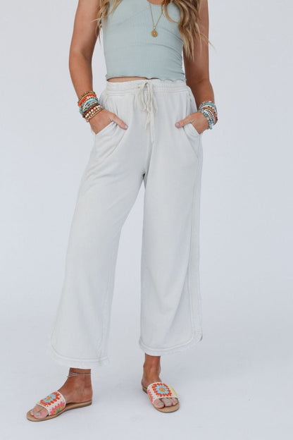 ✨So Comfy Wide Leg Pant Cropped Length