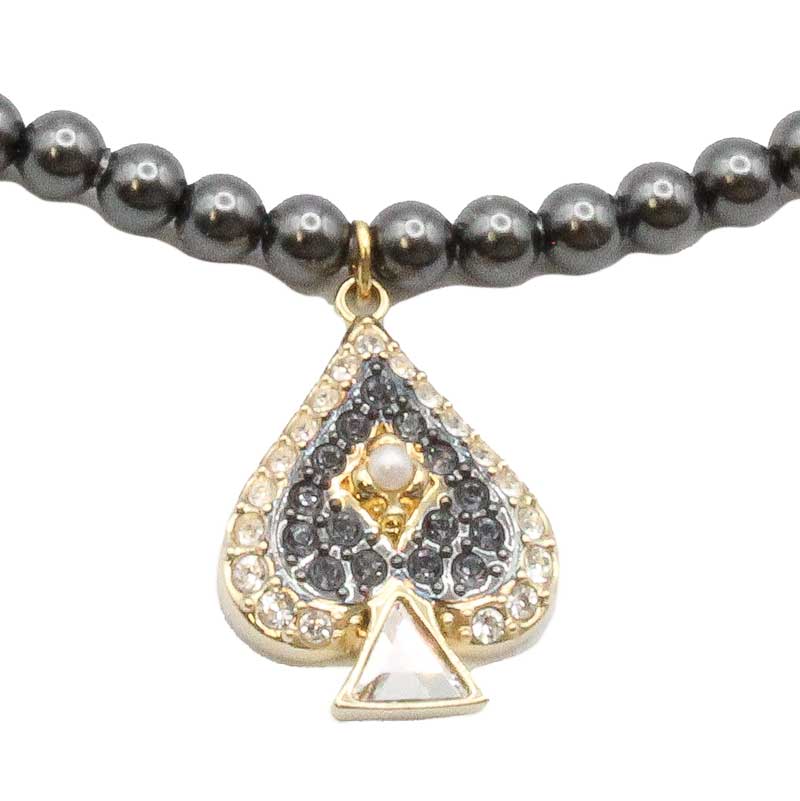 Swarovski Remix Collection Tarot Spade Gold Bracelet