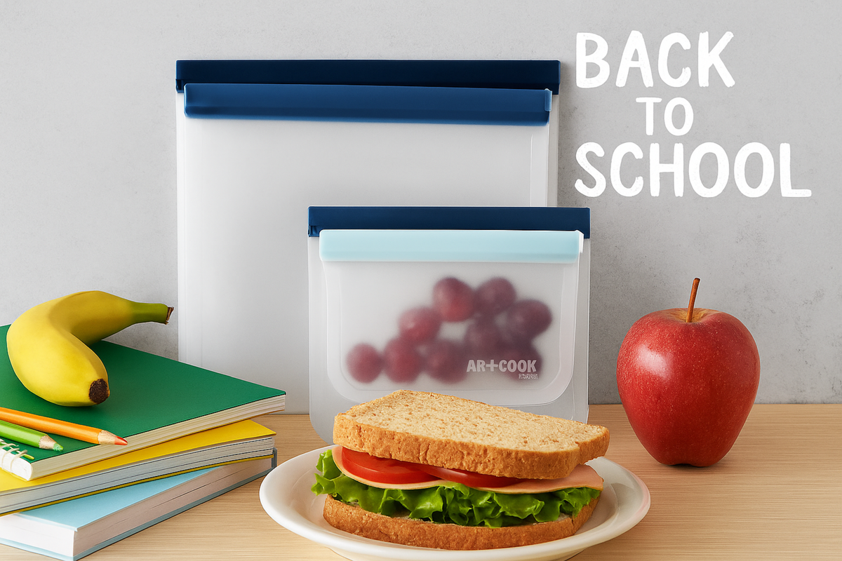 Art+Cook RE-Useable Food Silicone Storage Bags