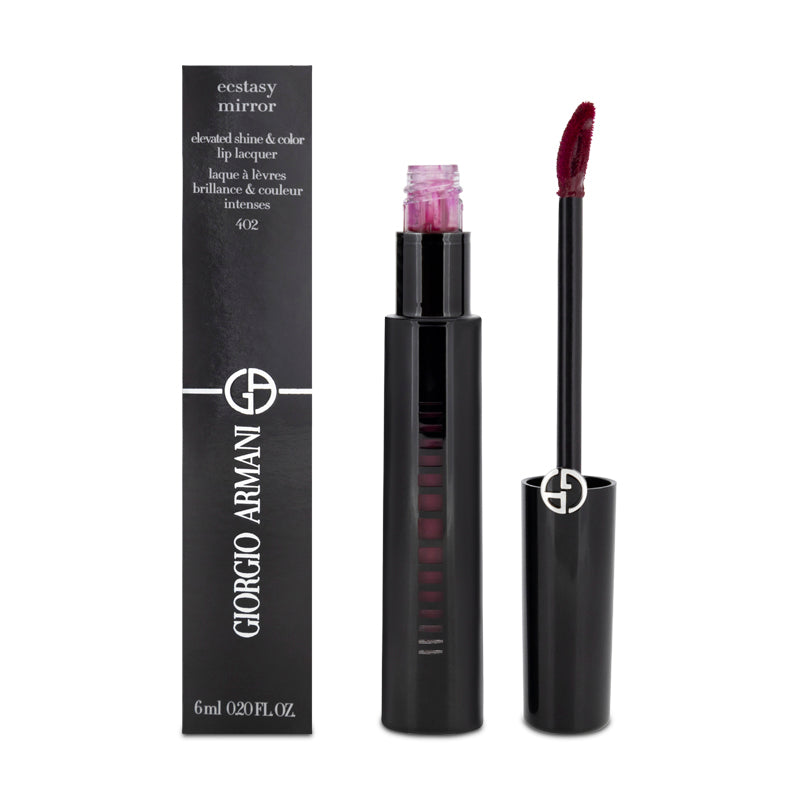 Giorgio Armani Ecstasy Mirror Lip Lacquer Liquid Lipstick 402 Ecstasy (Blemished Box)