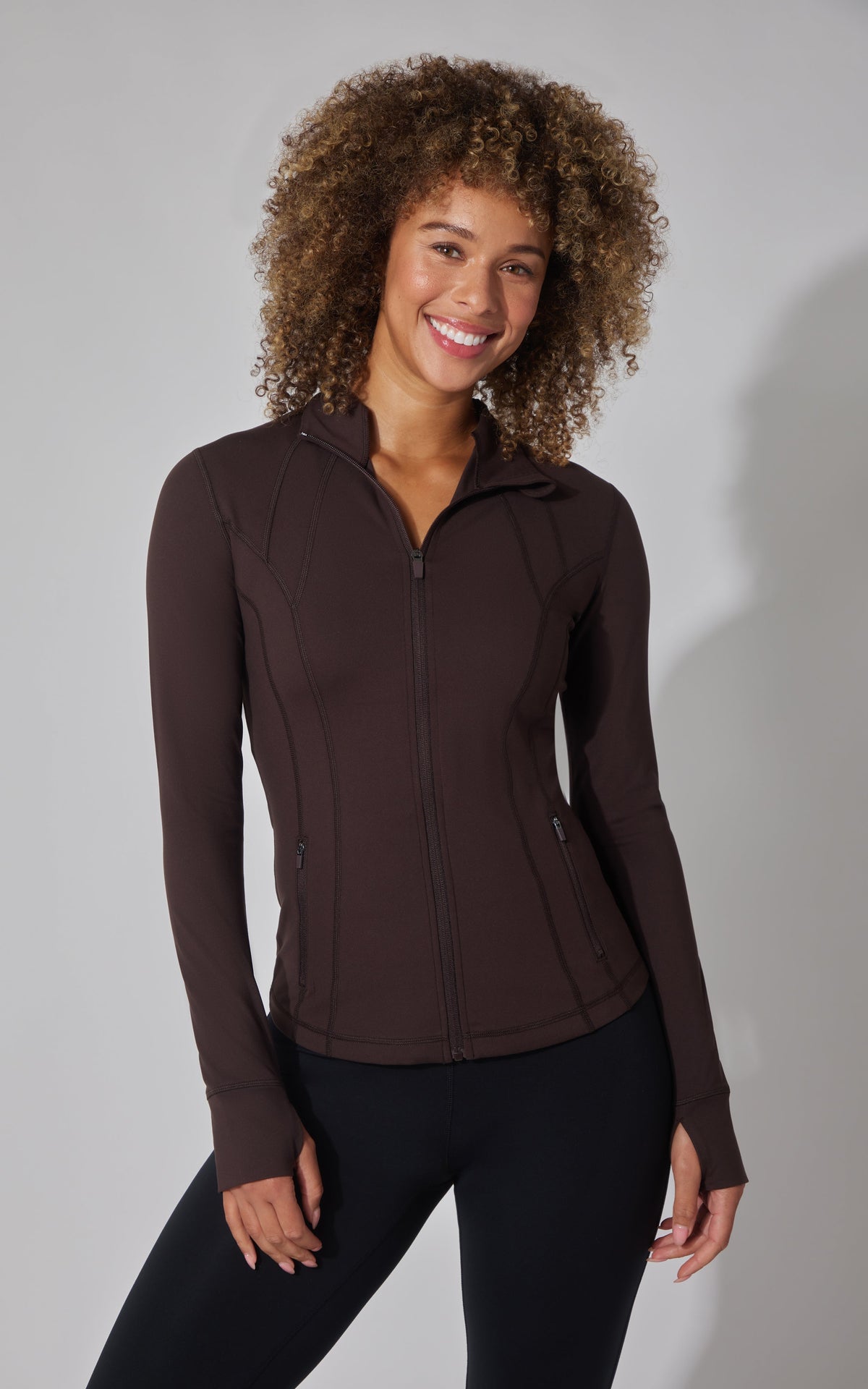 90 Degree by Reflex Nude Tech Jetsetter Full Zip Performance Jacket