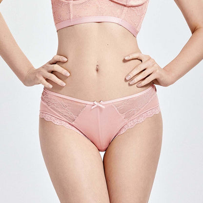 No-Slip Cheeky Lace Mesh Panty