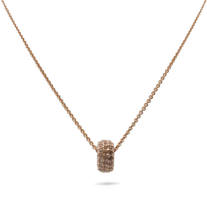 Swarovski Stone Rose Gold Necklace