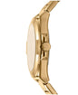 Dkny Men Watch, Gold Color Case, Black Dial, Gold Color Metal Bracelet, 3 Hands Date, 10 Atm