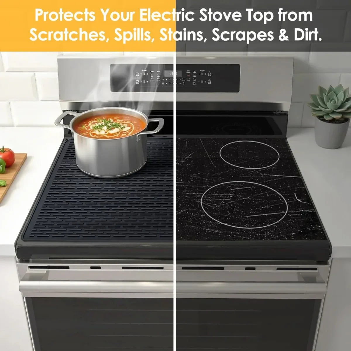 Anti-Scratch Reusable Stove Cover Pad
