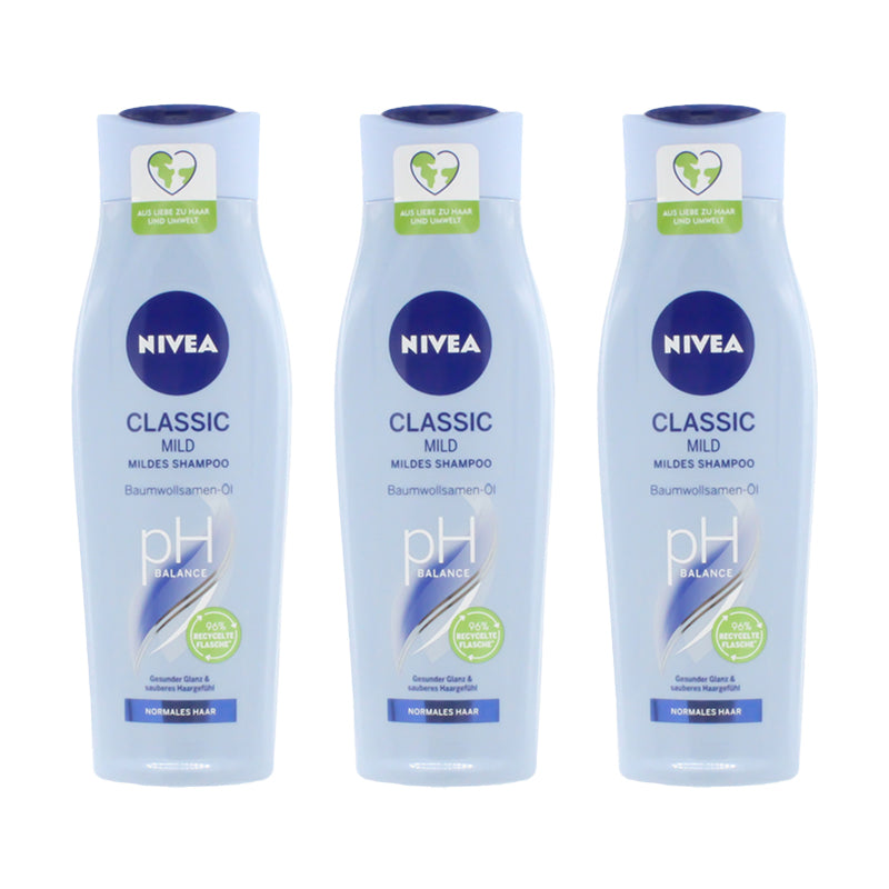 Nivea Classic Mild Shampoo 250ml x3