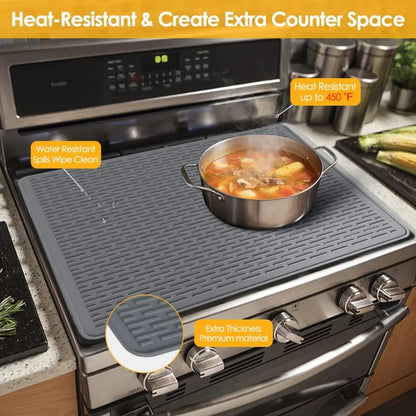 Anti-Scratch Reusable Stove Cover Pad