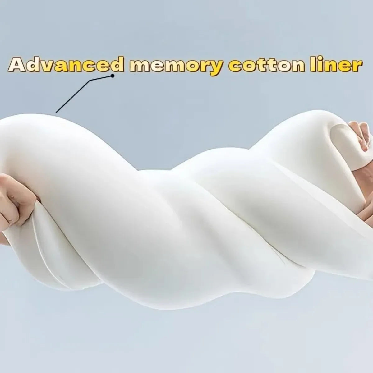 Ergonomic Memory Foam Lumbar Pillow