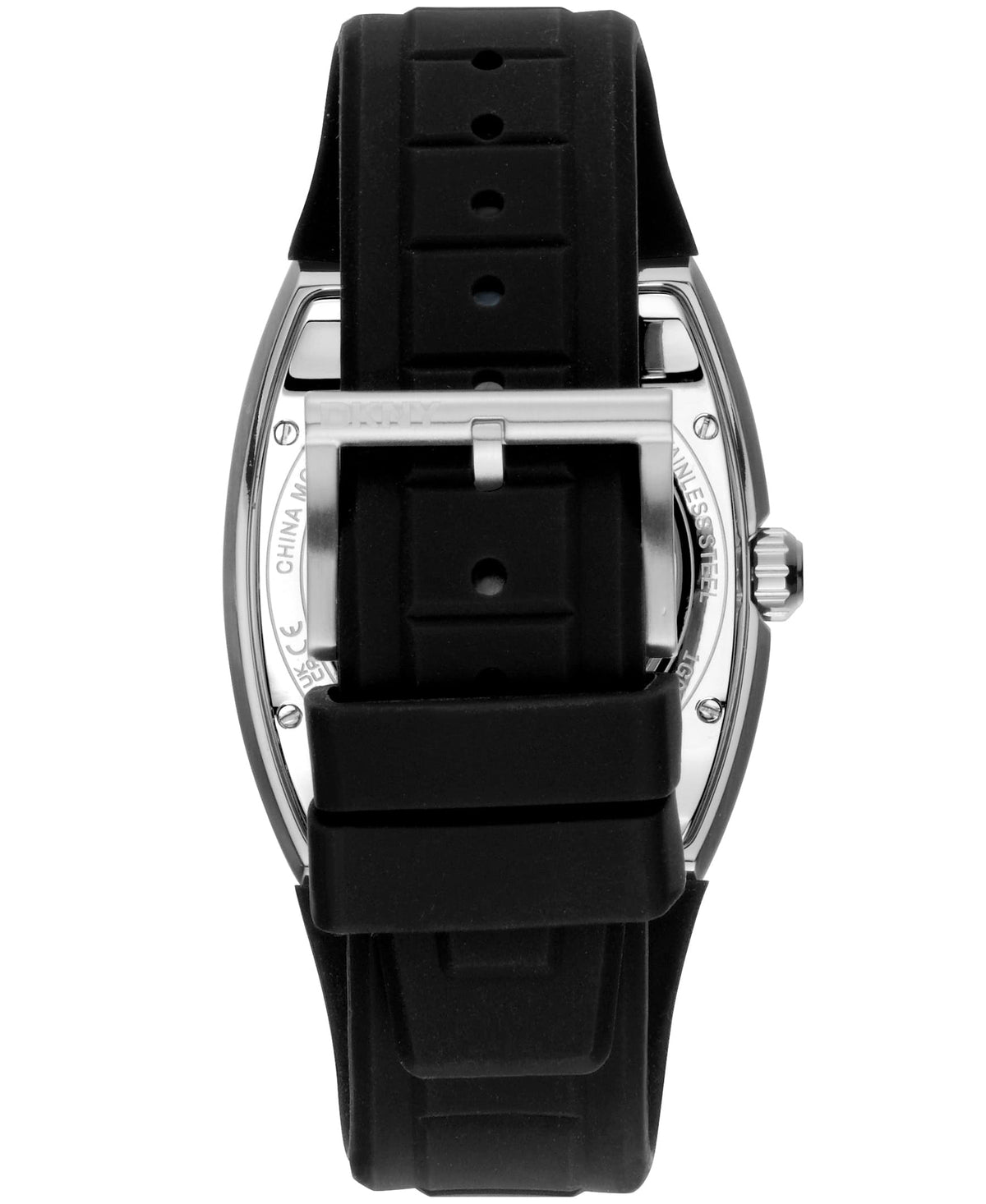 Dk1g048p0025 ACTIVE Urban Automatic Silicone Strap Black Dial Silver Men's Watch