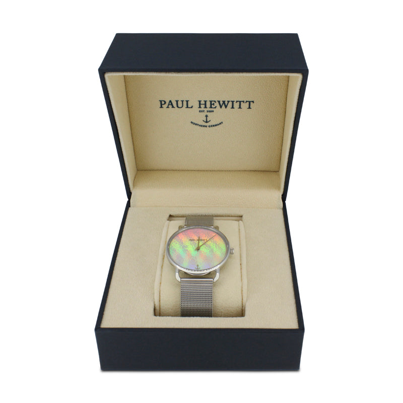 Paul Hewitt Silver Ladies Watch Stainless Steel Sapphire Crystal Glass PHMSH-4S