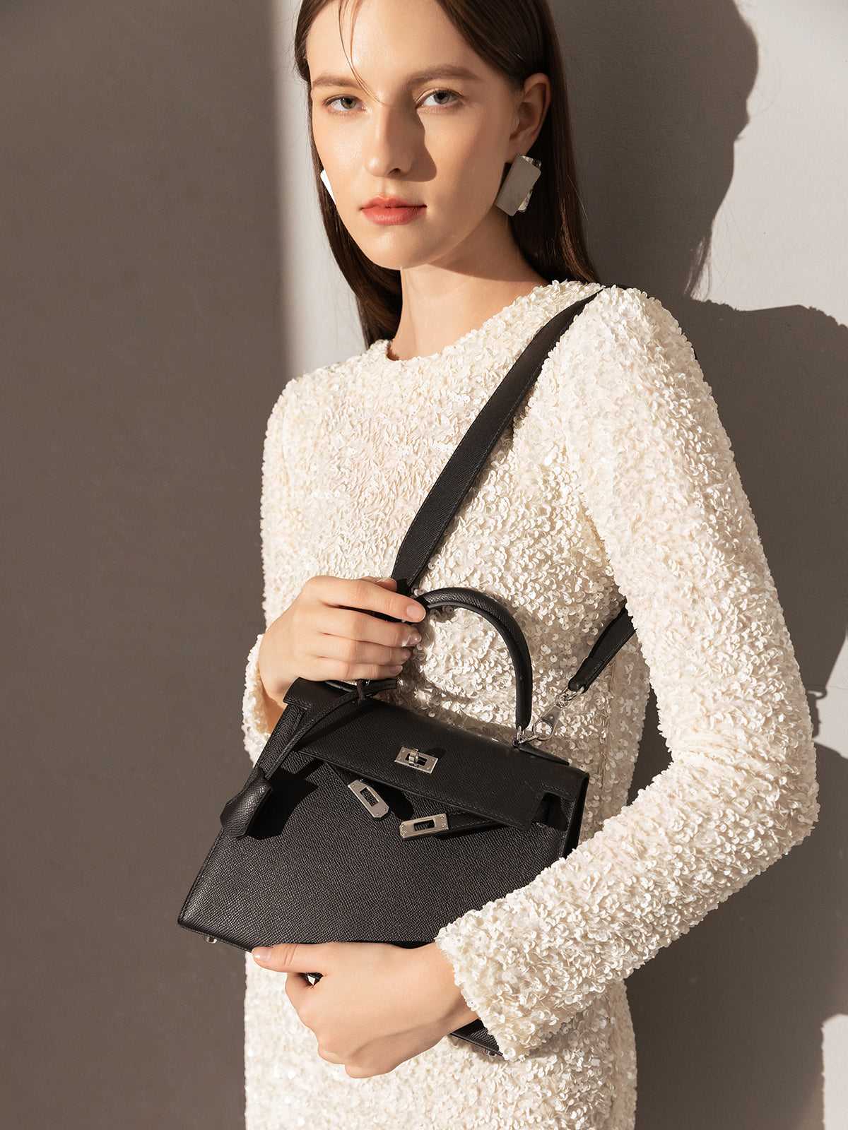 Clifton Leather Top Handle Bag