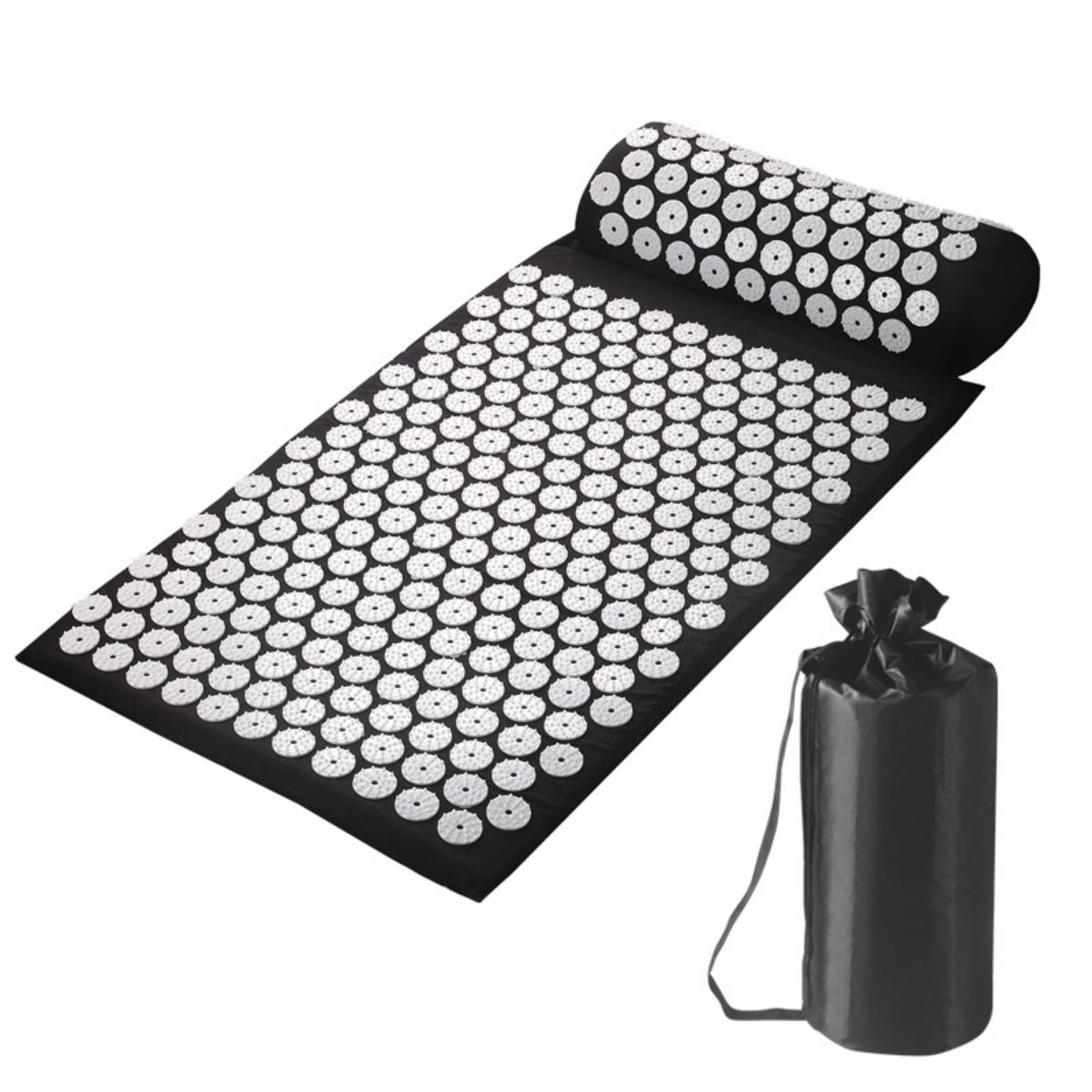 Acupressure Mat & Pillow Set with Storage Bag