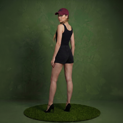 Anna-Kaci American USA Embroidered Washed Cotton Baseball Cap Polo Style
